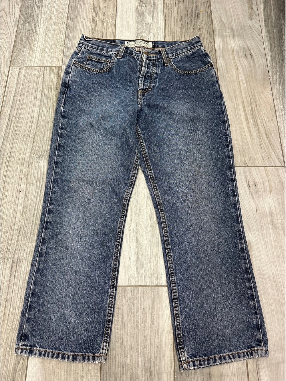 Vintage Y2K American Eagle Women's Size 4 Blue Denim Jeans